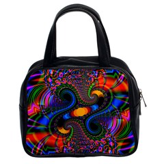 Abstract Fractal Artwork Colorful Classic Handbag (two Sides) by Sudhe