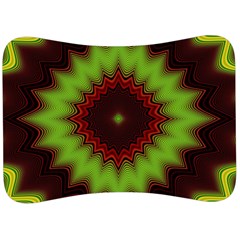 Fractal Artwork Idea Allegory Geometry Velour Seat Head Rest Cushion by Sudhe