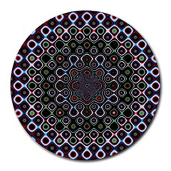 Digital Art Background Design Round Mousepads