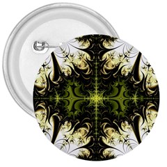 Abstract Fractal Pattern Artwork 3  Buttons