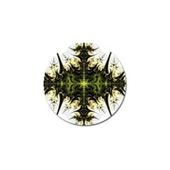 Abstract Fractal Pattern Artwork Golf Ball Marker