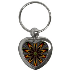 Fractal Artwork Idea Allegory Key Chain (heart)