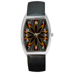 Fractal Artwork Idea Allegory Barrel Style Metal Watch