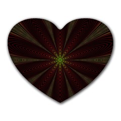 Fractal Artwork Idea Allegory Heart Mousepads