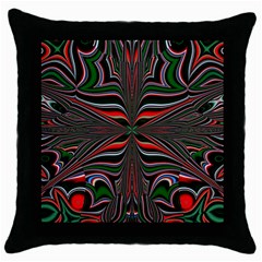 Abstract Art Fractal Art Pattern Throw Pillow Case (black)
