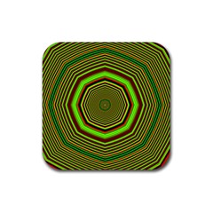 Fractal Artwork Idea Allegory Rubber Coaster (square) 