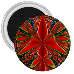 Abstract Abstract Art Fractal 3  Magnets