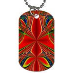 Abstract Abstract Art Fractal Dog Tag (Two Sides) Front