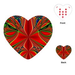 Abstract Abstract Art Fractal Playing Cards Single Design (heart)