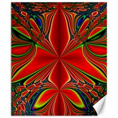 Abstract Abstract Art Fractal Canvas 8  X 10 