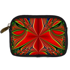 Abstract Abstract Art Fractal Digital Camera Leather Case by Sudhe