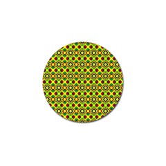 Background Pattern Geometrical Golf Ball Marker (4 Pack)