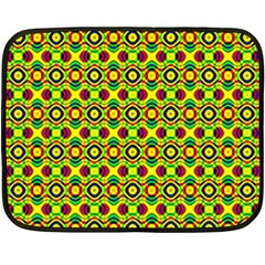 Background Pattern Geometrical Double Sided Fleece Blanket (mini)  by Sudhe