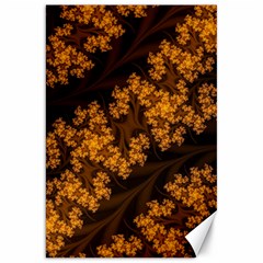 Abstract Fractal Pattern Artwork Flora Canvas 20  X 30 