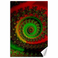 Abstract Fractal Pattern Artwork Art Canvas 24  X 36 