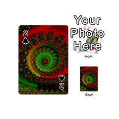 Abstract Fractal Pattern Artwork Art Playing Cards 54 Designs (mini)