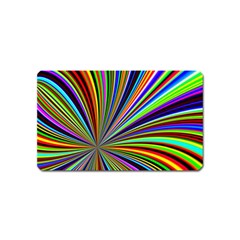 Background Design Pattern Colorful Magnet (name Card)