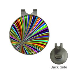 Background Design Pattern Colorful Hat Clips with Golf Markers