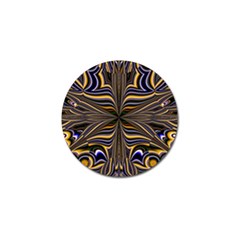 Abstract Art Fractal Unique Pattern Golf Ball Marker