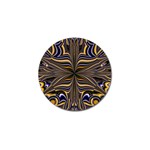 Abstract Art Fractal Unique Pattern Golf Ball Marker (4 pack) Front