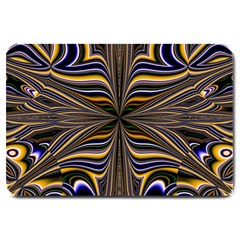 Abstract Art Fractal Unique Pattern Large Doormat 