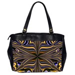 Abstract Art Fractal Unique Pattern Oversize Office Handbag (2 Sides) Back