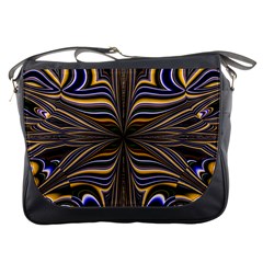 Abstract Art Fractal Unique Pattern Messenger Bag