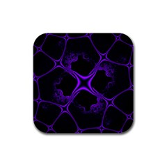 Abstract Fractal Art 3d Artwork Rubber Square Coaster (4 Pack) 