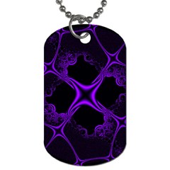 Abstract Fractal Art 3d Artwork Dog Tag (two Sides)