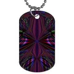 Abstract Abstract Art Fractal Dog Tag (two Sides)