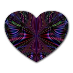 Abstract Abstract Art Fractal Heart Mousepads by Sudhe