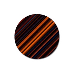 Background Pattern Lines Magnet 3  (round)