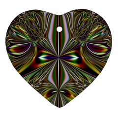 Abstract Art Fractal Pattern Ornament (heart)