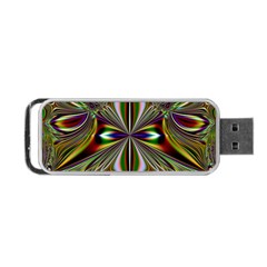 Abstract Art Fractal Pattern Portable Usb Flash (one Side) by Sudhe