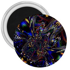 Art Design Colors Fantasy Abstract 3  Magnets