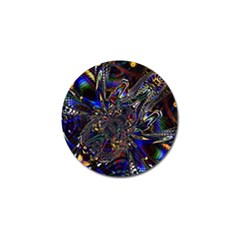 Art Design Colors Fantasy Abstract Golf Ball Marker (4 Pack)