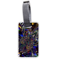 Art Design Colors Fantasy Abstract Luggage Tag (one Side) by Sudhe