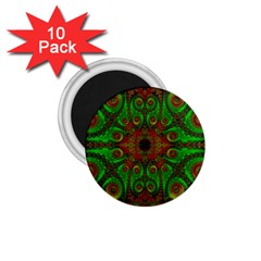 Abstract Fractal Pattern Artwork Pattern 1 75  Magnets (10 Pack) 