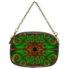 Abstract Fractal Pattern Artwork Pattern Chain Purse (one Side) by Sudhe