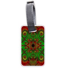 Abstract Fractal Pattern Artwork Pattern Luggage Tag (one Side)