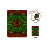 Abstract Fractal Pattern Artwork Pattern Playing Cards Single Design (Mini) Back