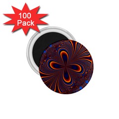 Abstract Fractal Background Pattern 1.75  Magnets (100 pack) 