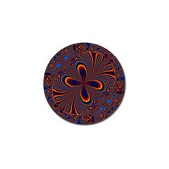 Abstract Fractal Background Pattern Golf Ball Marker (4 Pack)