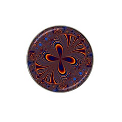 Abstract Fractal Background Pattern Hat Clip Ball Marker