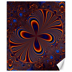 Abstract Fractal Background Pattern Canvas 8  x 10 