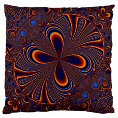 Abstract Fractal Background Pattern Large Cushion Case (One Side)