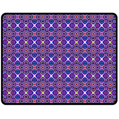 Background Pattern Geometrical Double Sided Fleece Blanket (medium)  by Sudhe