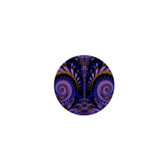 Abstract Fractal Pattern Artwork 1  Mini Buttons