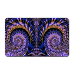 Abstract Fractal Pattern Artwork Magnet (rectangular)