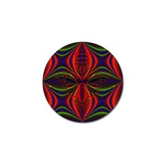 Abstract Art Fractal Golf Ball Marker (4 Pack)